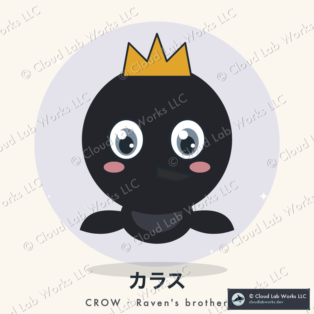 Crow, the brother: Raven's brother, the one without the keys and fine with it