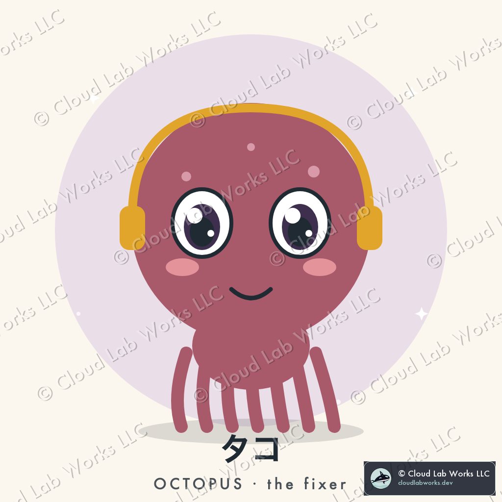 Octopus, the fixer: Giant Pacific octopus, everybody's friend, eight things at once and a ninth in mind