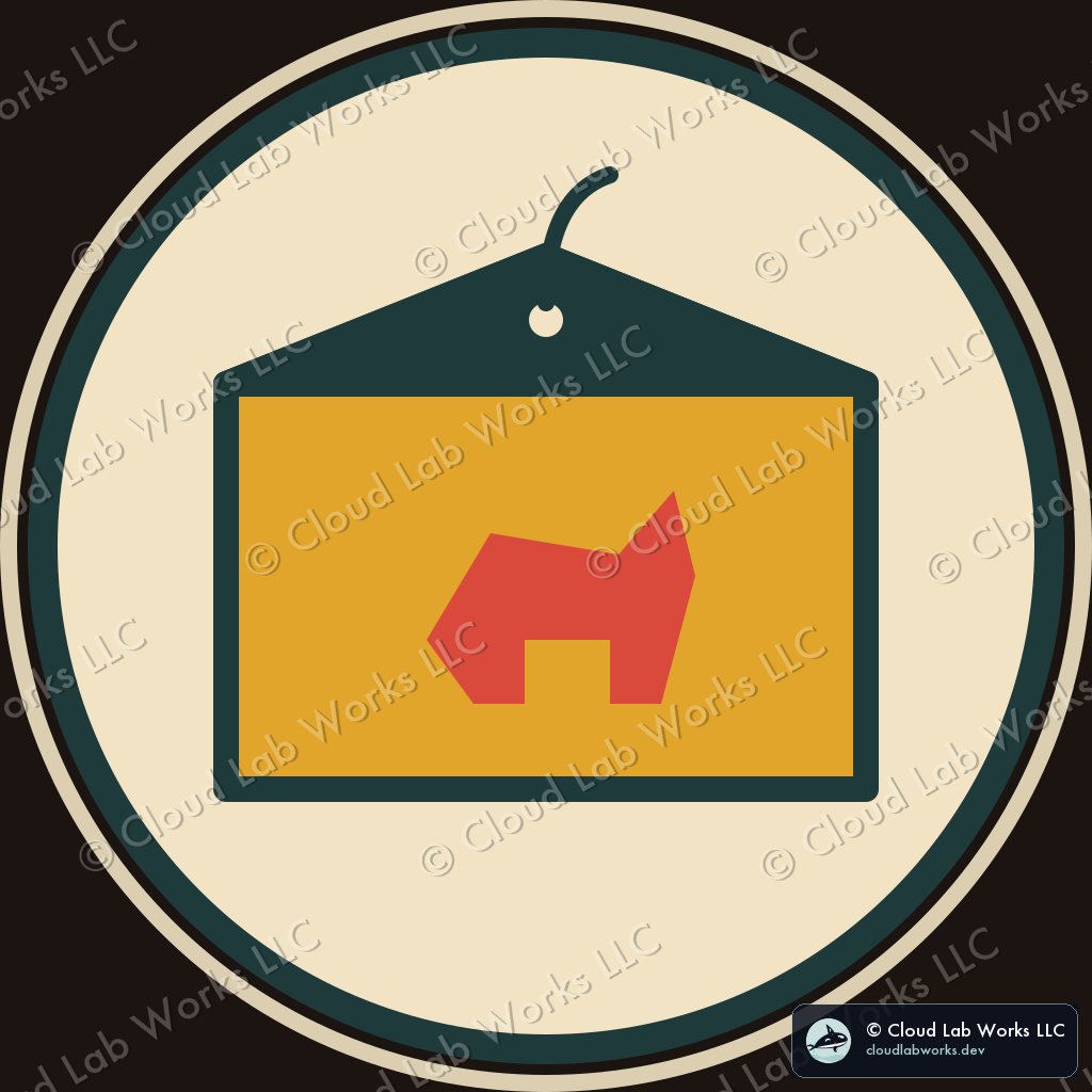 Ema: The wooden wish plaque from the shrine rack, the string through the hole, a red horse where the wish goes