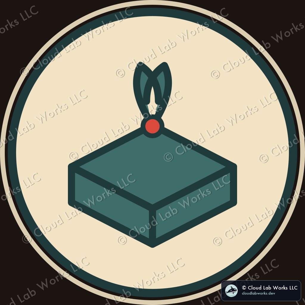 Furoshiki: The wrapping cloth, tied over a box