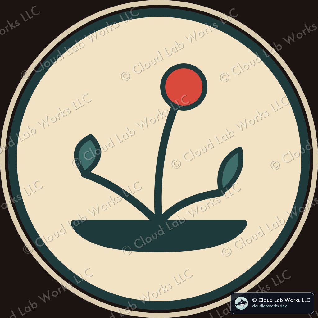 Ikebana: Three stems, heaven, earth and human, in a shallow dish