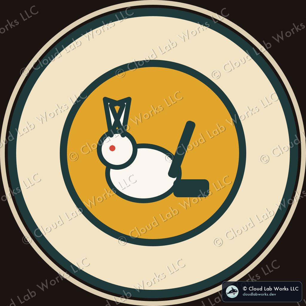 Tsuki to usagi: The moon and the rabbit pounding mochi in it