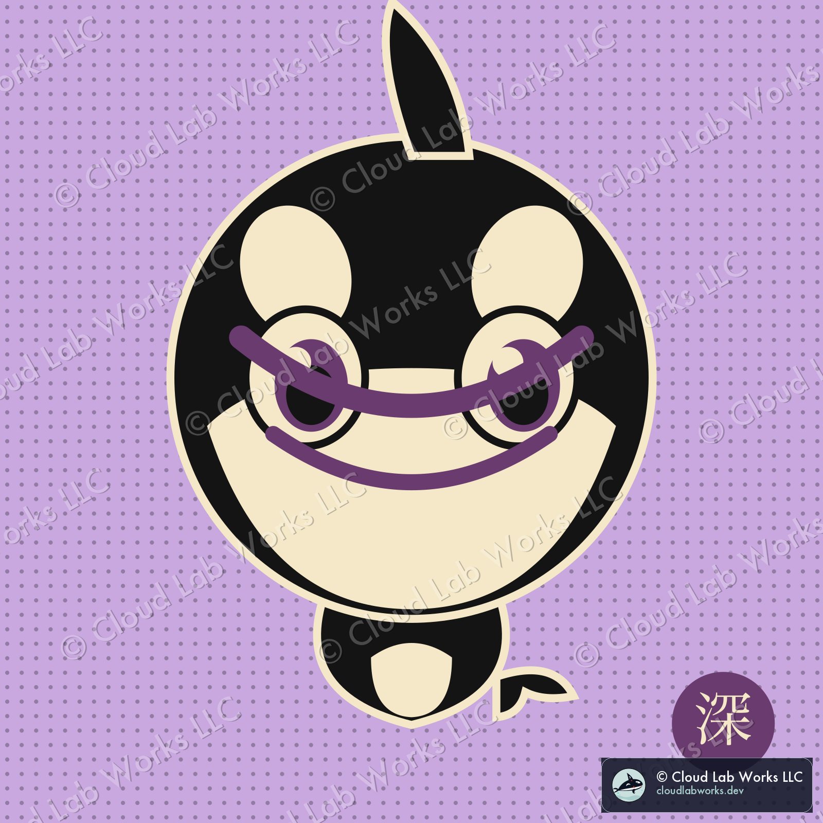 Waku, sorrow lines: a third kumadori palette, purple, downward lines