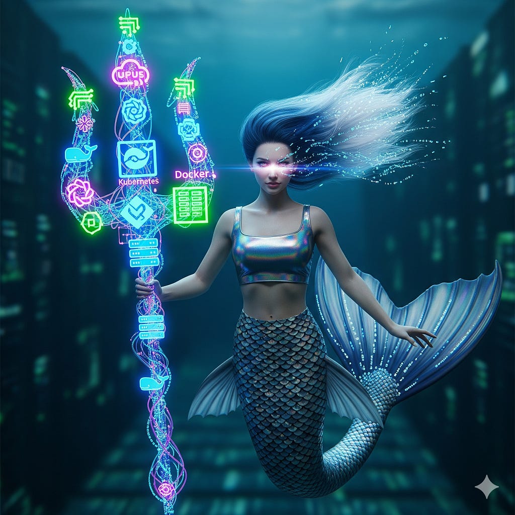 In walked a Mermaid diagram