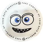 Take control of your data monster sticker